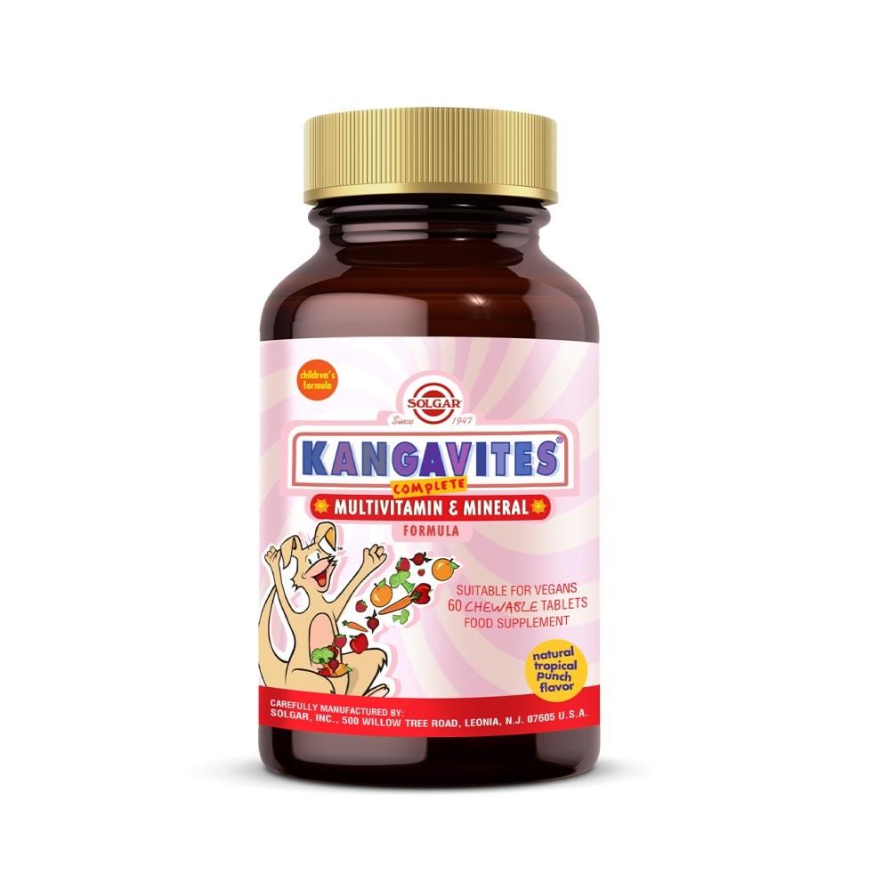 Solgar Kangavites Multivitamin & Mineraller 60 Çiğnenebilir Tablet