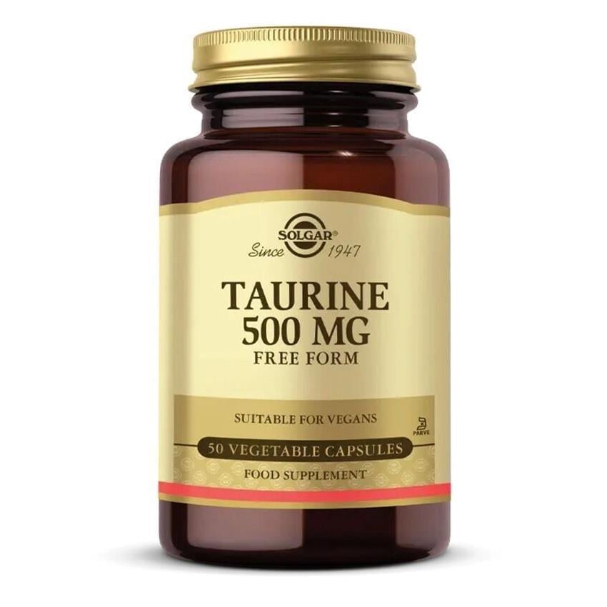 Solgar Taurine 500 mg 50 Bitkisel Kapsül