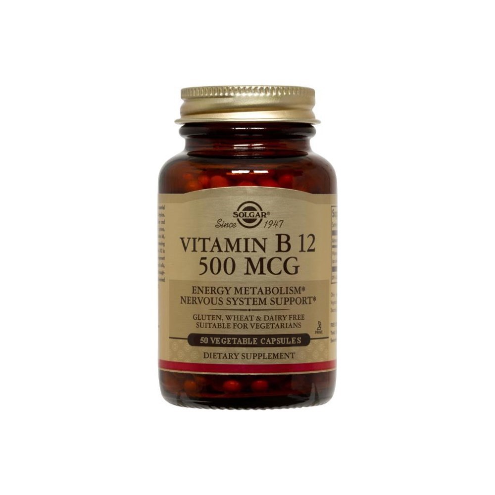 Solgar Vitamin B12 500 mcg 50 Kapsül