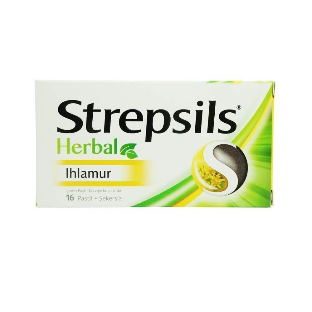Strepsils Herbal Ihlamur Şekersiz Pastil