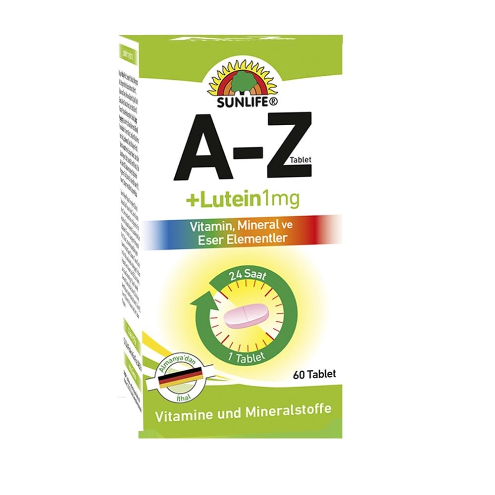 Sunlife A-Z +Lutein 60 Tablet