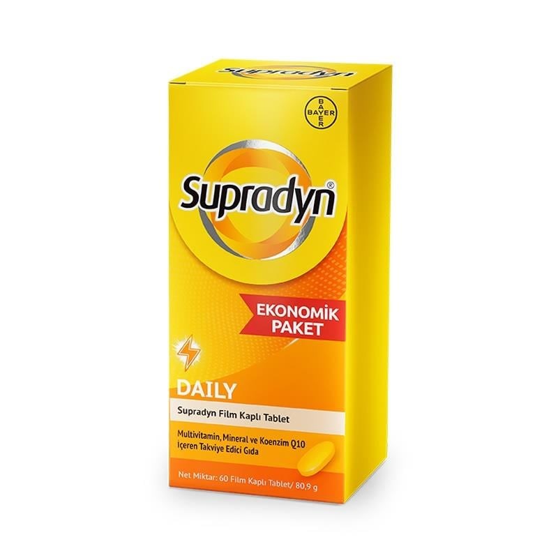 Supradyn Daily Koenzim Q10 60 Film Kaplı Tablet