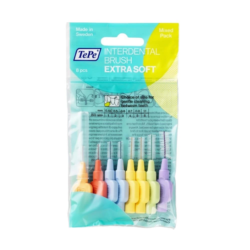 TePe Ekstra Soft Arayüz Fırçası Karma Paket 8'li