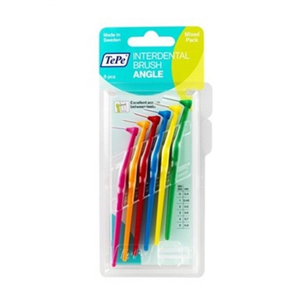 TePe İnterdental Brush Karma Paket Arayüz Fırçaları 6lı Paket