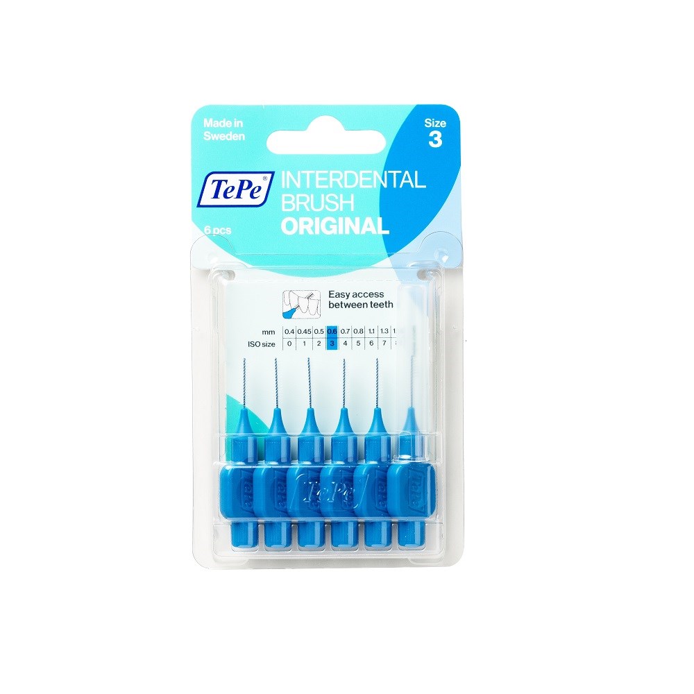 TePe Orjinal Arayüz Fırçası 0.6 mm 6'lı Paket