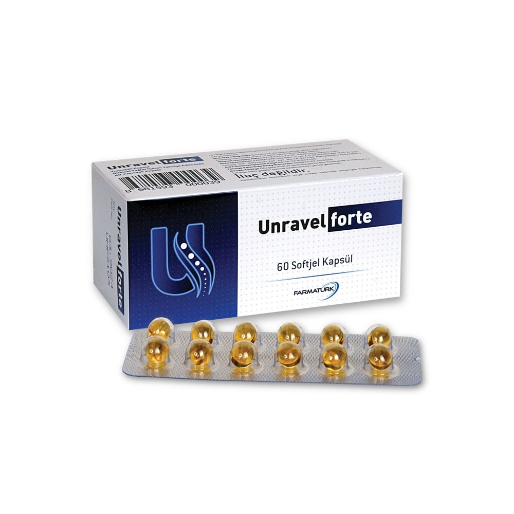 Unravel Forte 60 Softjel Kapsül
