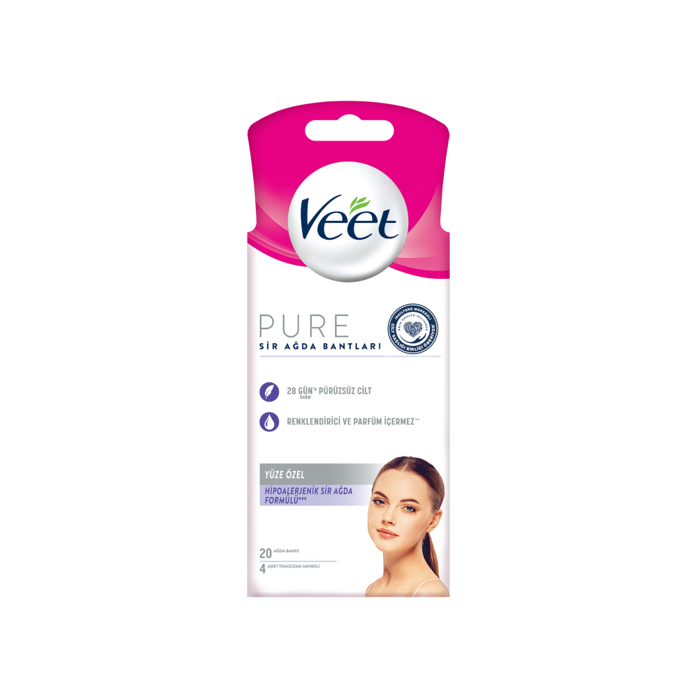 Veet Professional Sir Ağda Bantları Normal Cilt- Yüze Özel 20 Adet