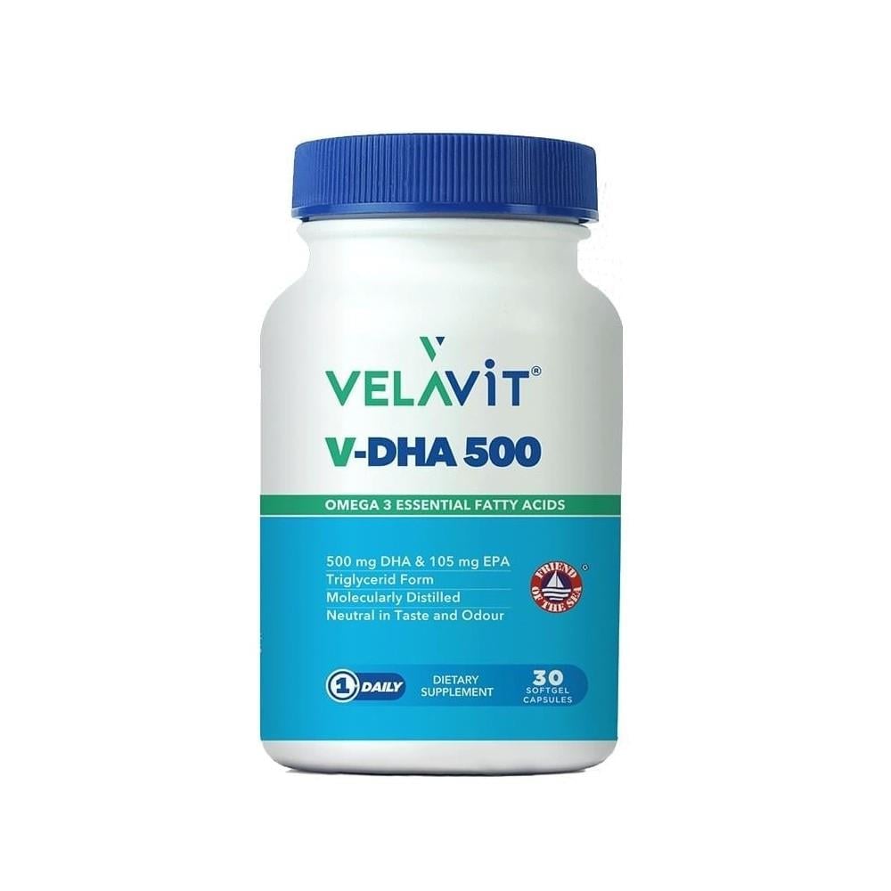 Velavit V-DHA 500 mg 30 Kapsül
