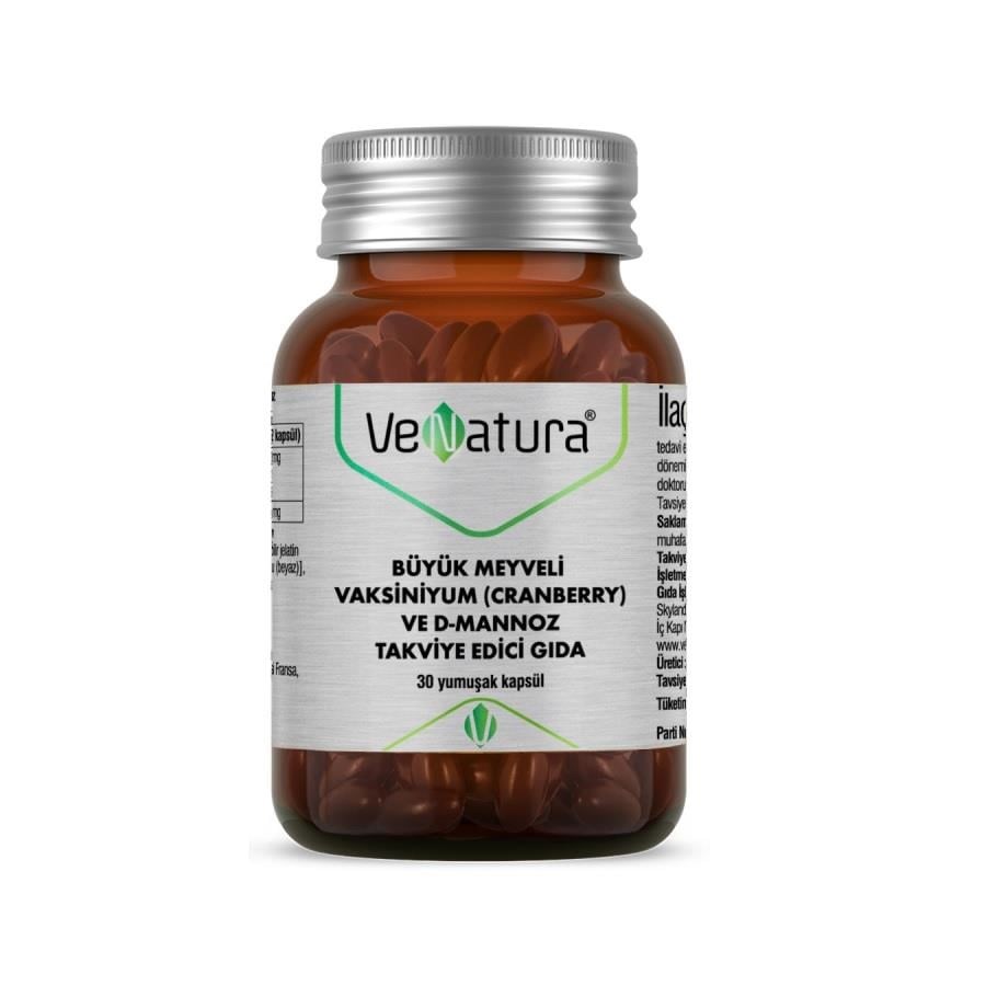 VeNatura Cranberry ve D-Mannoz 30 Kapsül