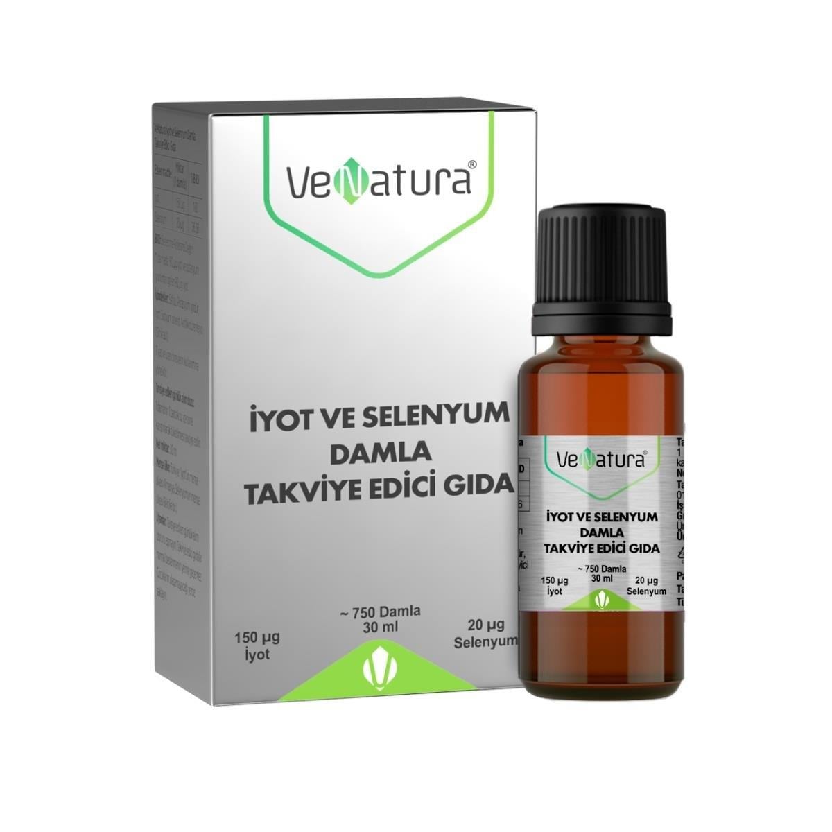 VeNatura İyot ve Selenyum Damla 30 ml
