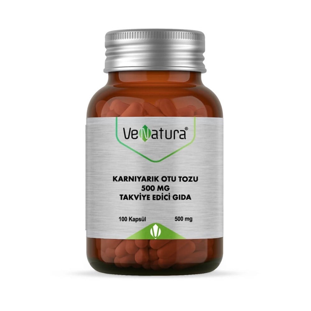 VeNatura Karnıyarık Otu Tozu 500 mg 100 Kapsül