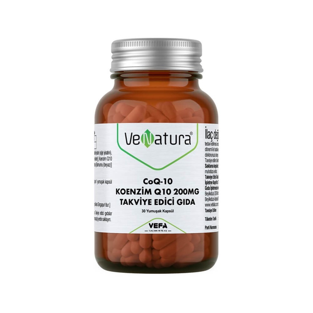 VeNatura Koenzim Q10 200 mg 30 Kapsül