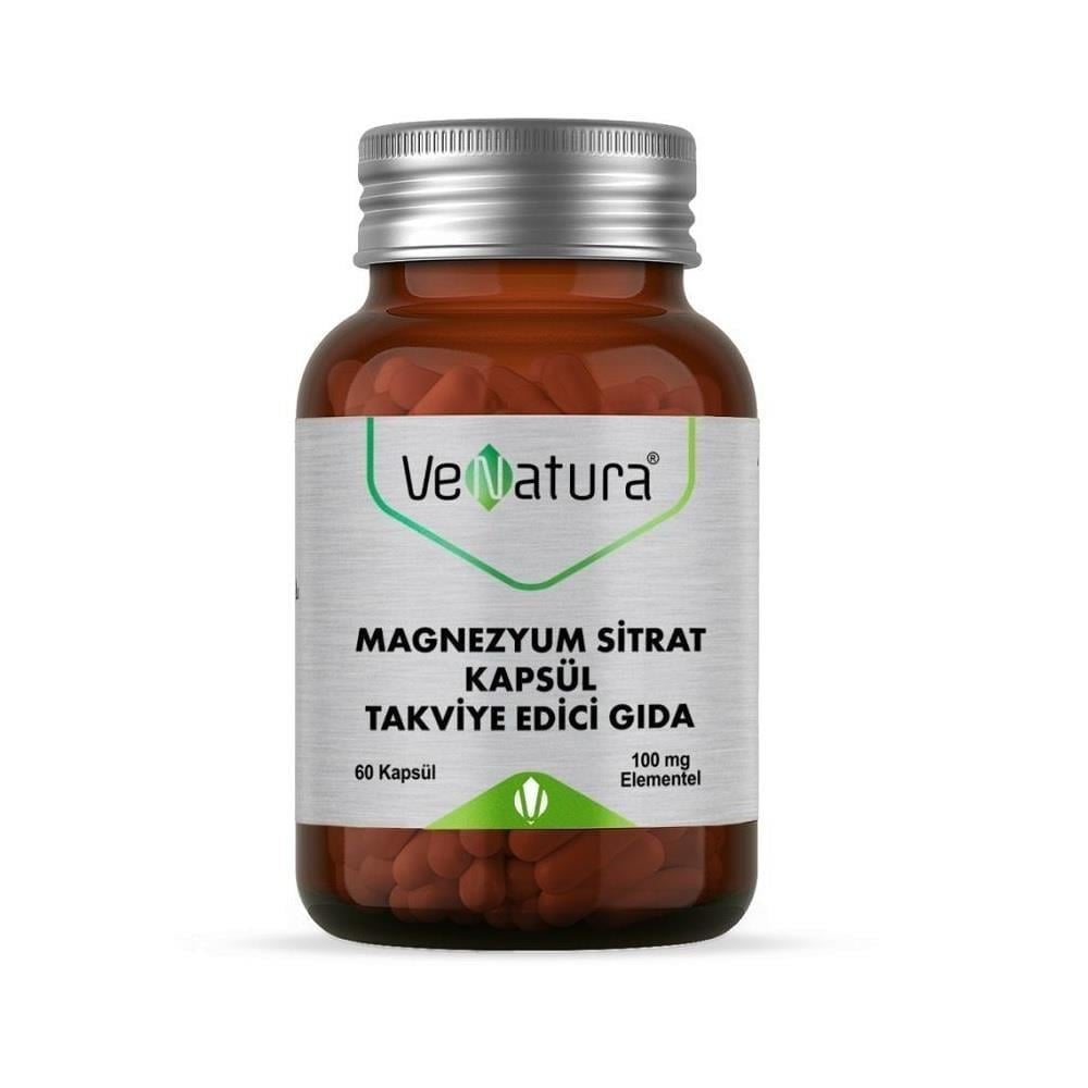 VeNatura Magnezyum Sitrat 60 Kapsül