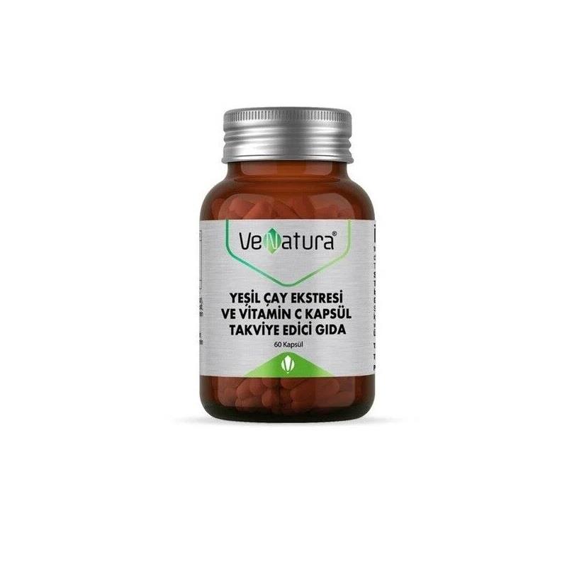 VeNatura Yeşil Çay Ekstresi ve Vitamin C 60 Kapsül