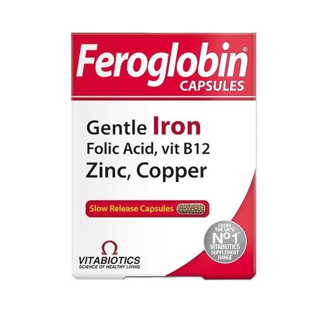 Vitabiotics Feroglobin Gentle Iron 30 Kapsül