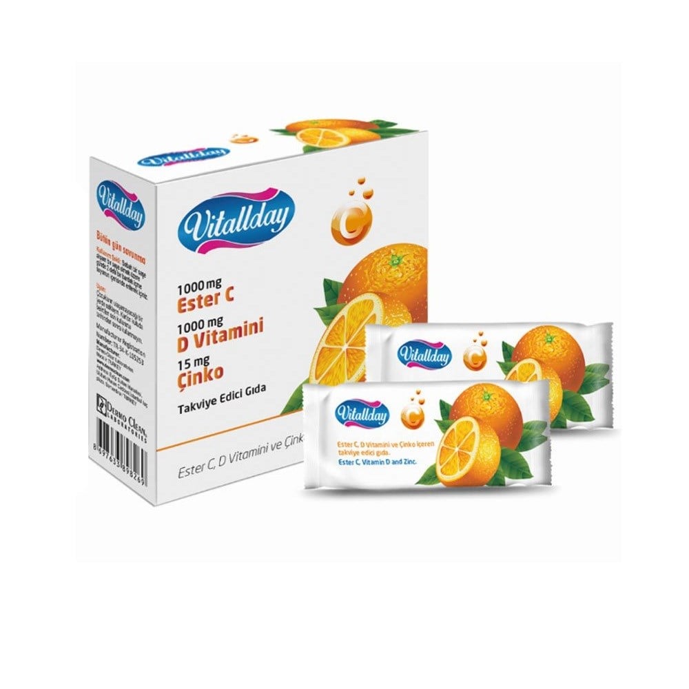 Vitallday Ester C Vitamin 1000 mg 15 Saşe