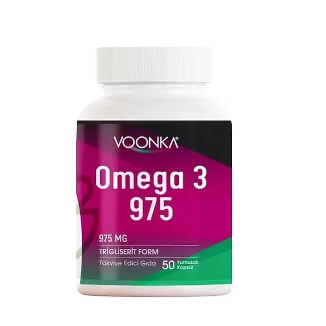 Voonka Omega 3 975 mg 52 Yumuşak Kapsül