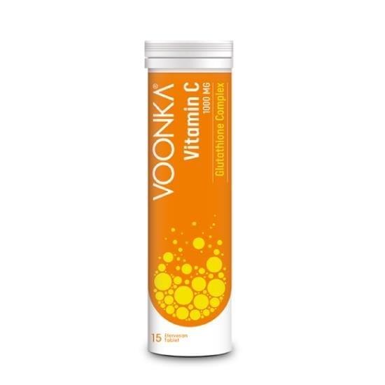 Voonka Vitamin C Glutathione Complex Efervesan 15 Tablet