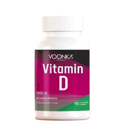 Voonka Vitamin D 1000 IU 90 Kapsül