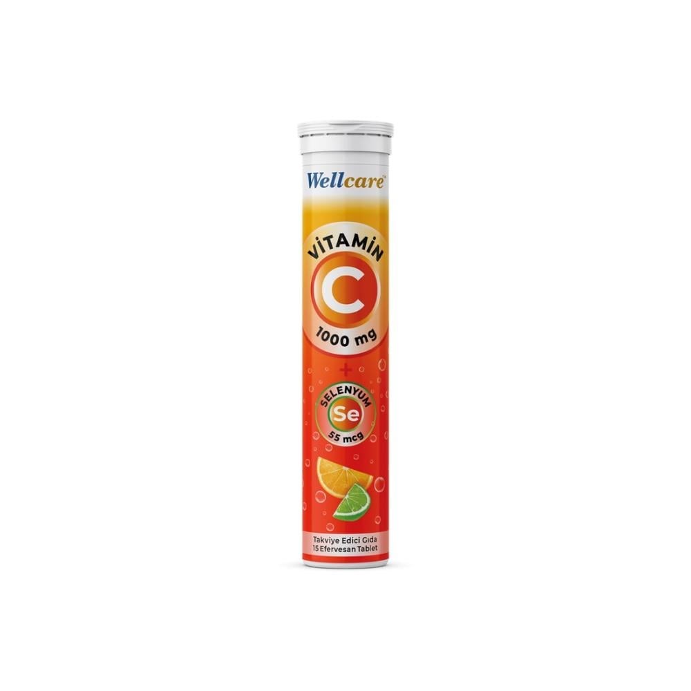 Wellcare Vitamin C 1000 mg 15 Efervesan Tablet