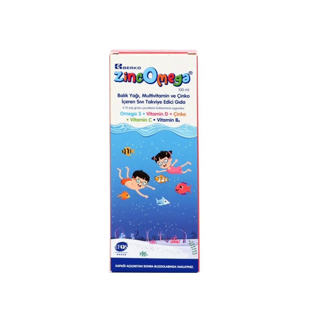 ZincoMega Balık Yağı Şurubu 100 ml