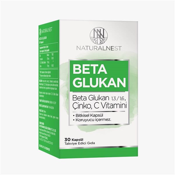 Naturalnest Beta Glukan 30 Kapsül