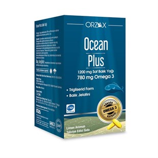 Ocean Plus 1200 mg Saf Balık Yağı 50 Kapsül