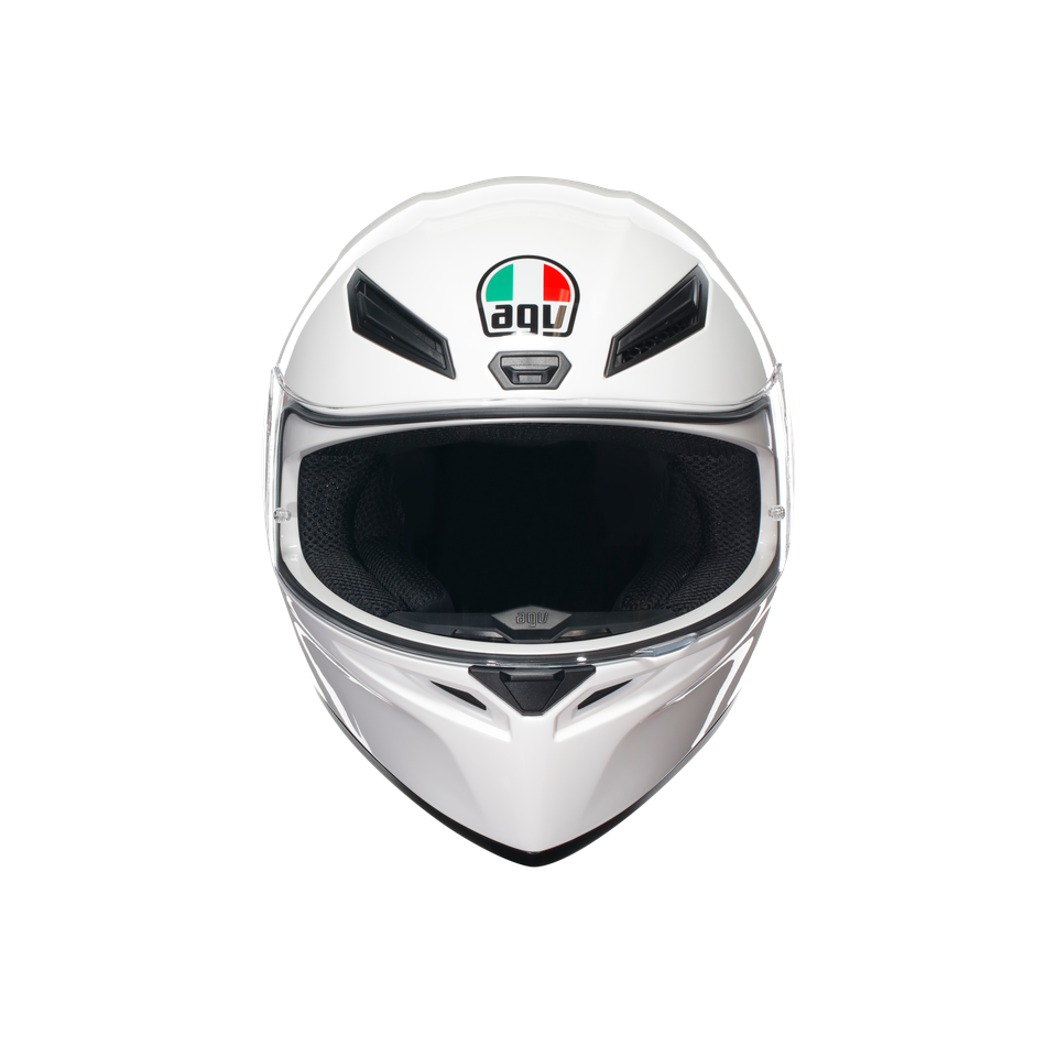 Agv K1 S Mono White Kapalı Kask