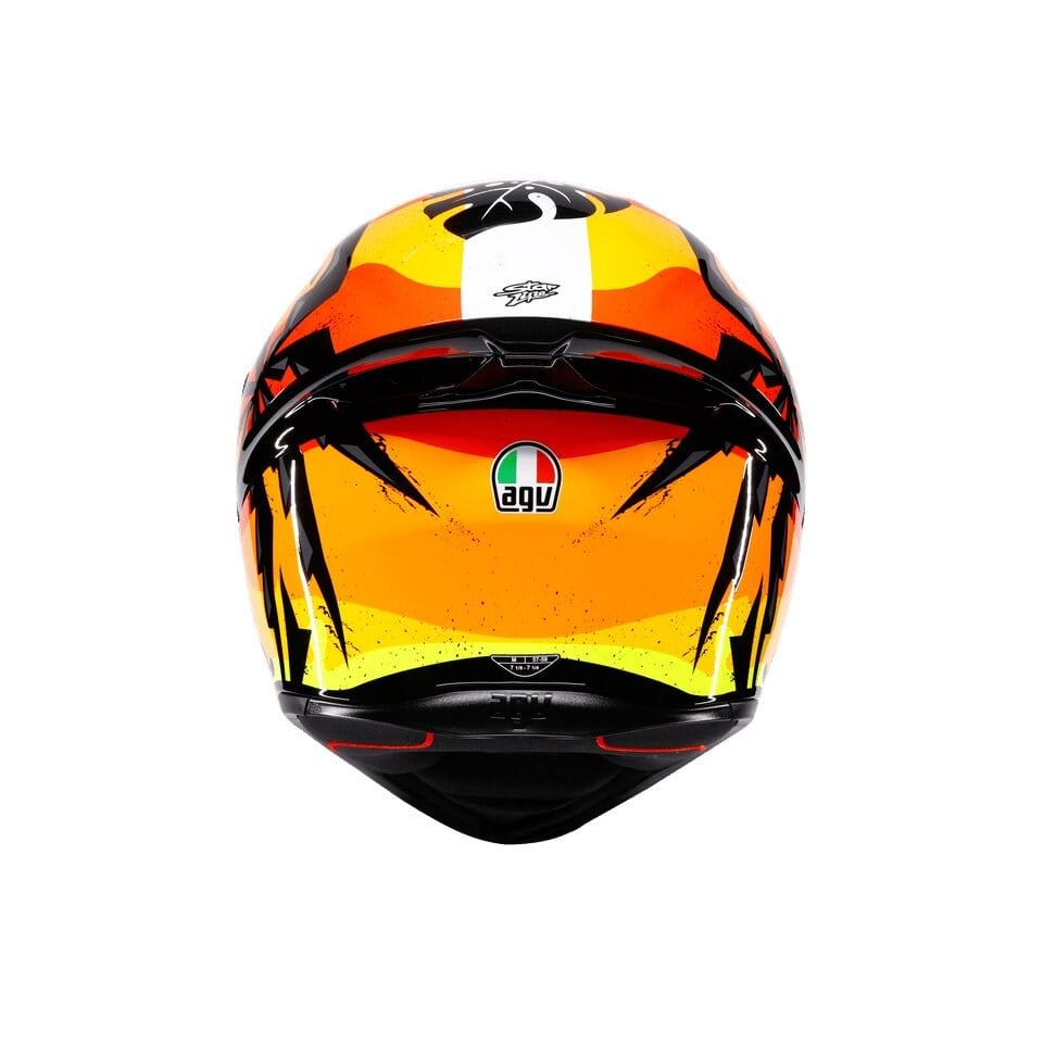 Agv K1 S Tropicrush Black Orange Kapalı Kask