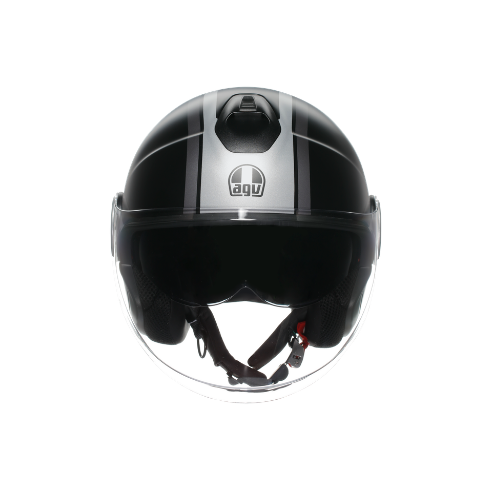 Agv Eteres Mondello Matt Black Grey Açık Kask