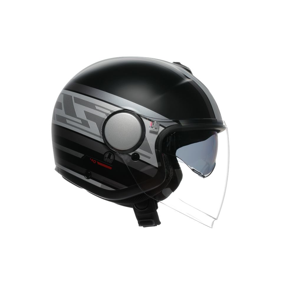 Agv Eteres Mondello Matt Black Grey Açık Kask