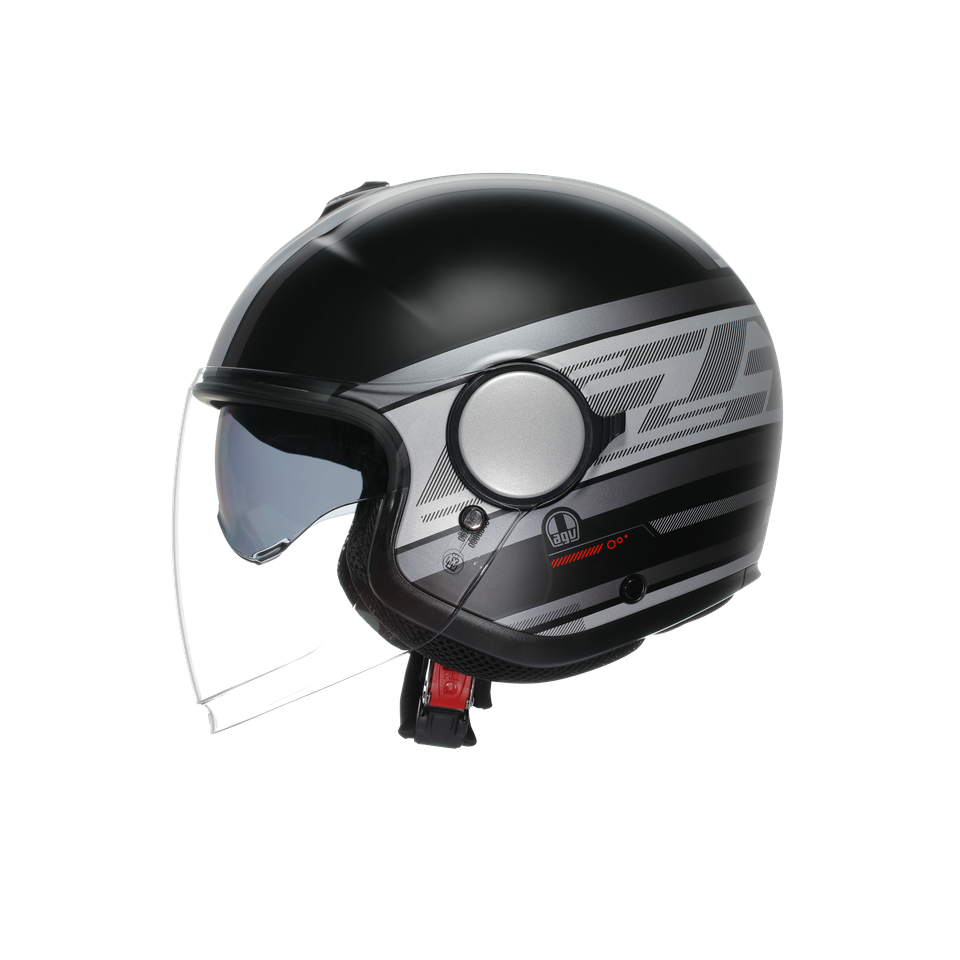 Agv Eteres Mondello Matt Black Grey Açık Kask
