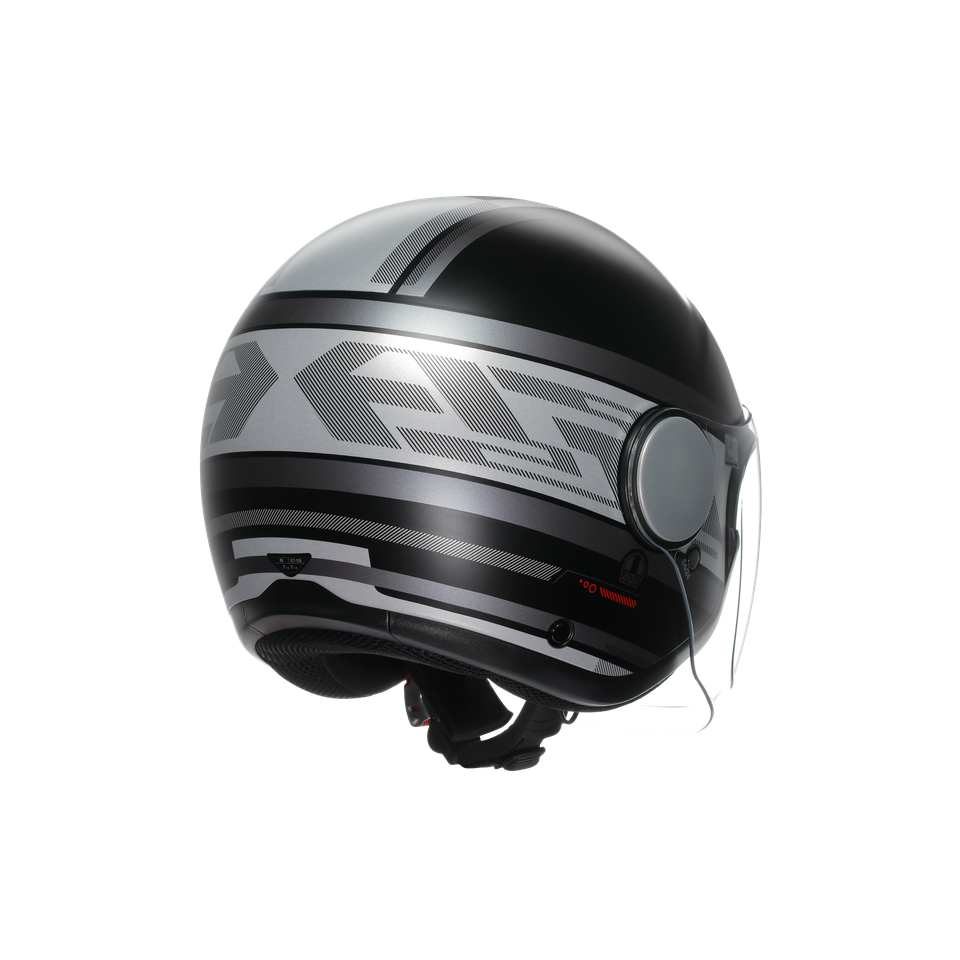 Agv Eteres Mondello Matt Black Grey Açık Kask