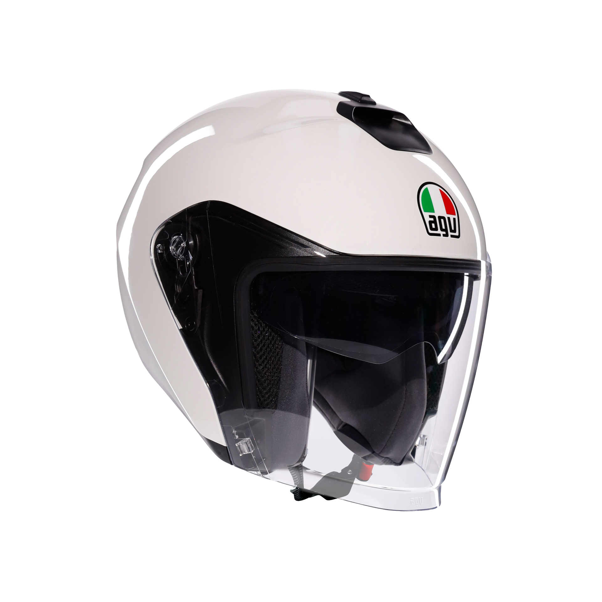 Agv İrides Mono Materia White Configuration Açık Kask