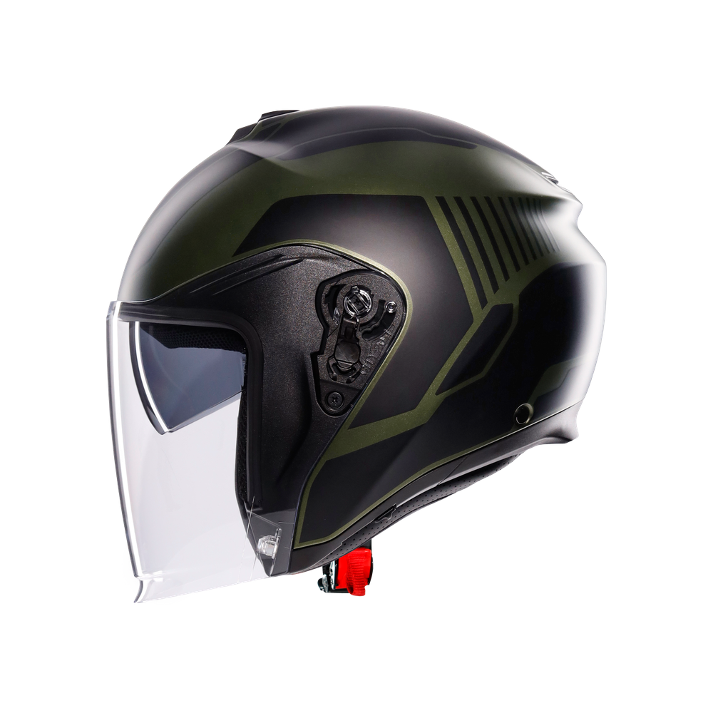 Agv Irides Sakai Matt Green Black Açık Kask