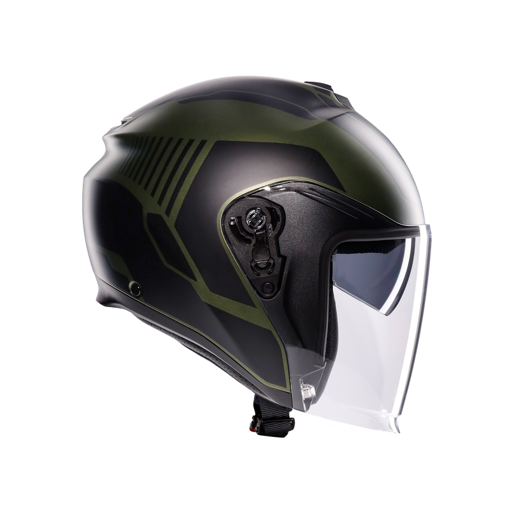 Agv Irides Sakai Matt Green Black Açık Kask