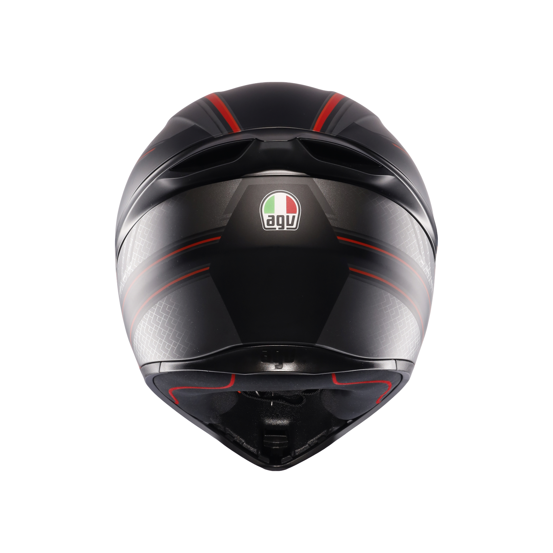Agv K1 S Sling Matt Black Red Kapalı Kask