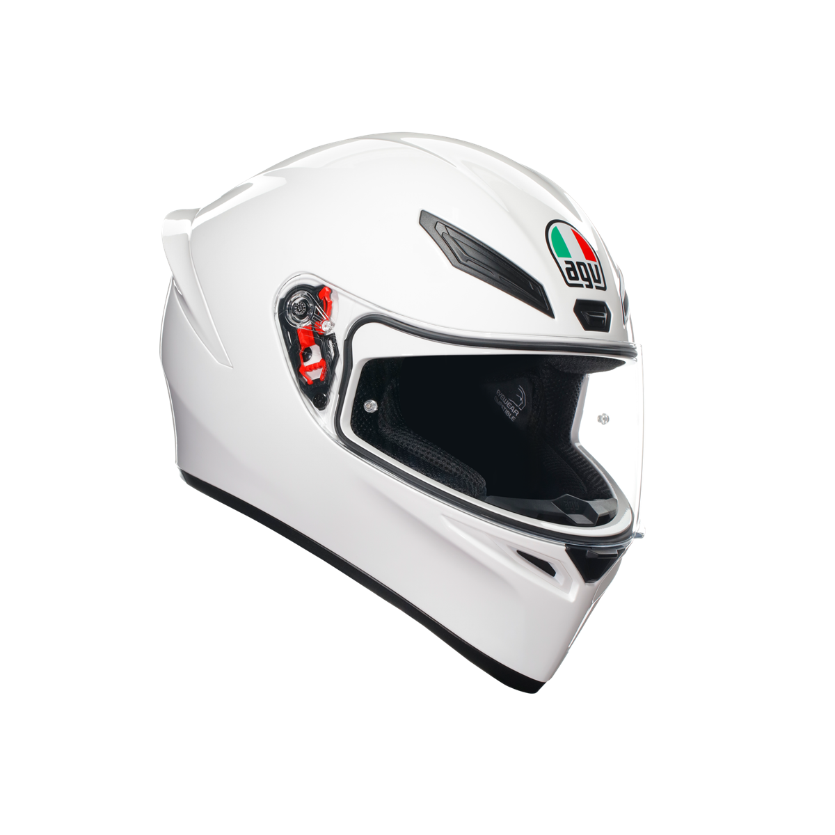 Agv K1 S Mono White Kapalı Kask