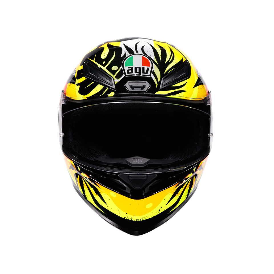 Agv K1 S Tropicrush Black Orange Kapalı Kask