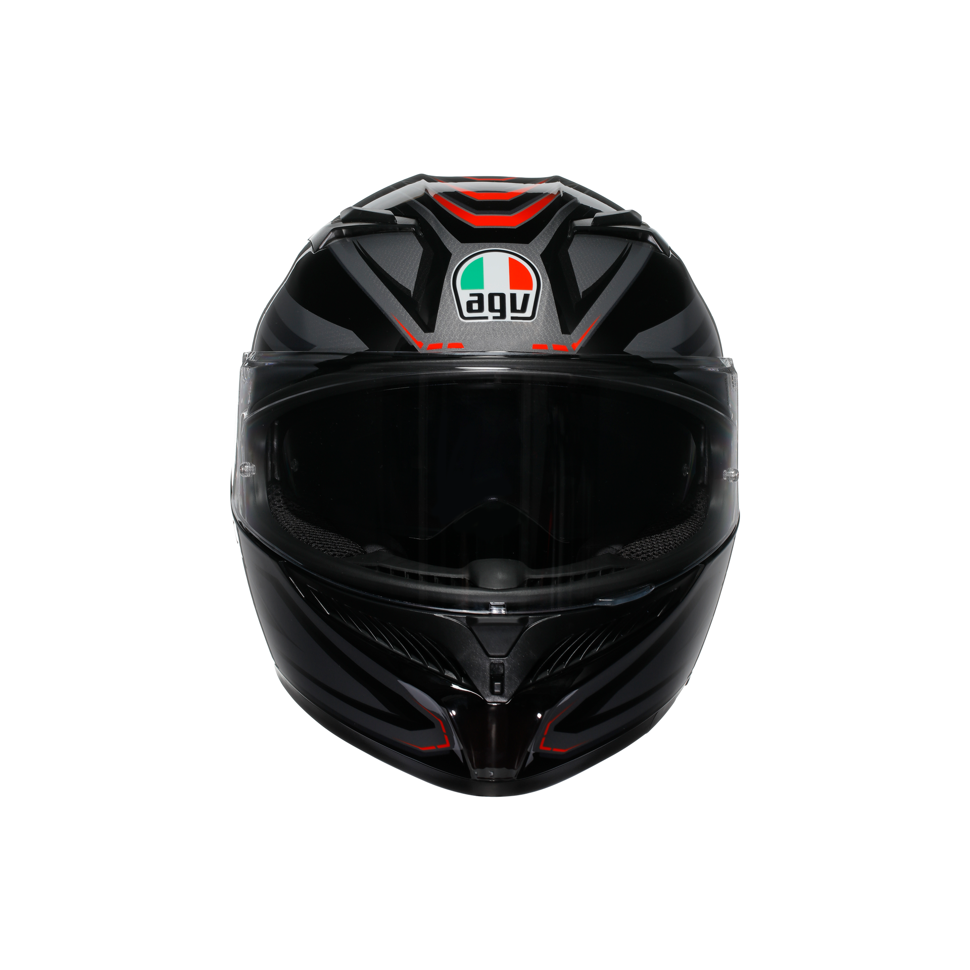 Agv K3 Syth Black Red Kapalı Kask