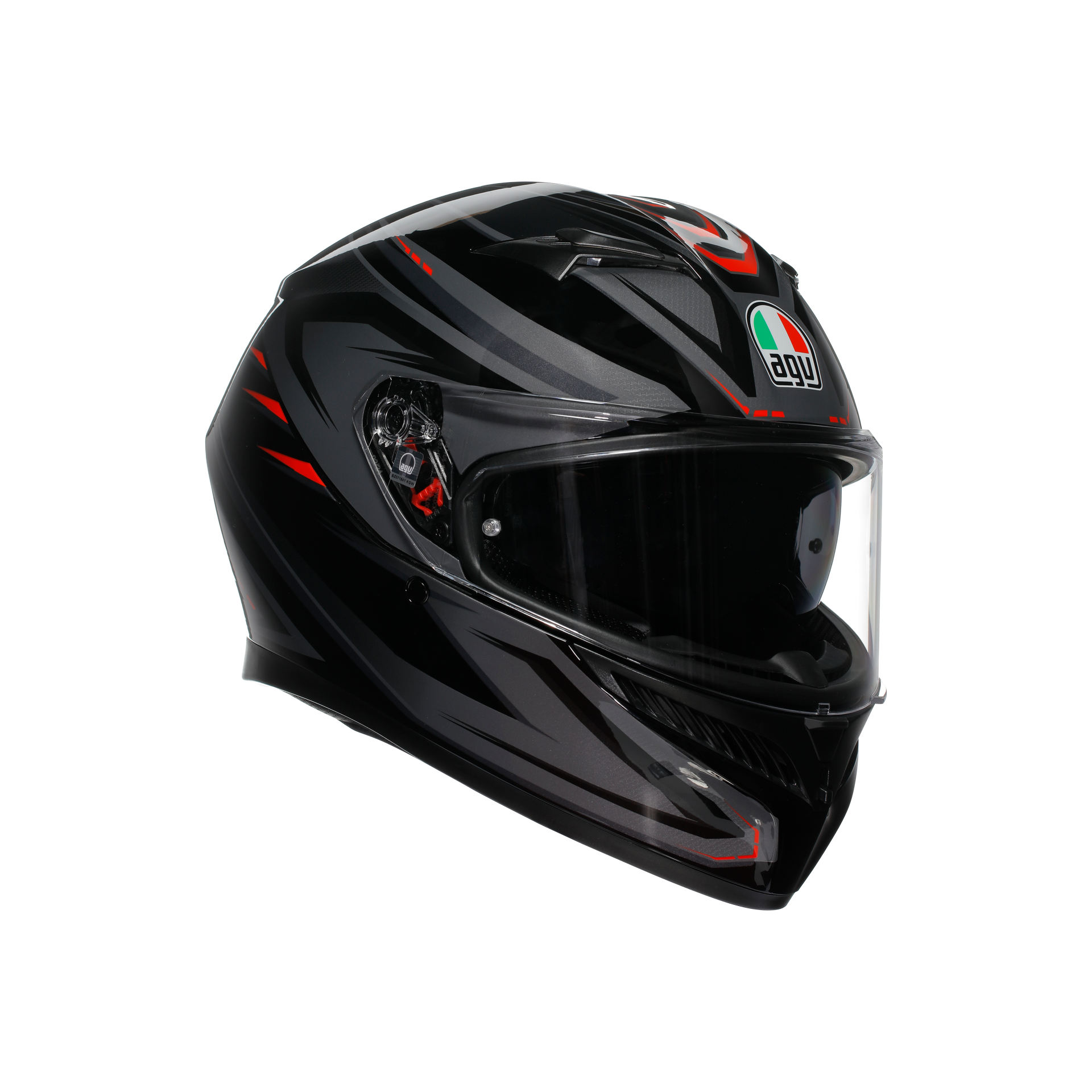 Agv K3 Syth Black Red Kapalı Kask