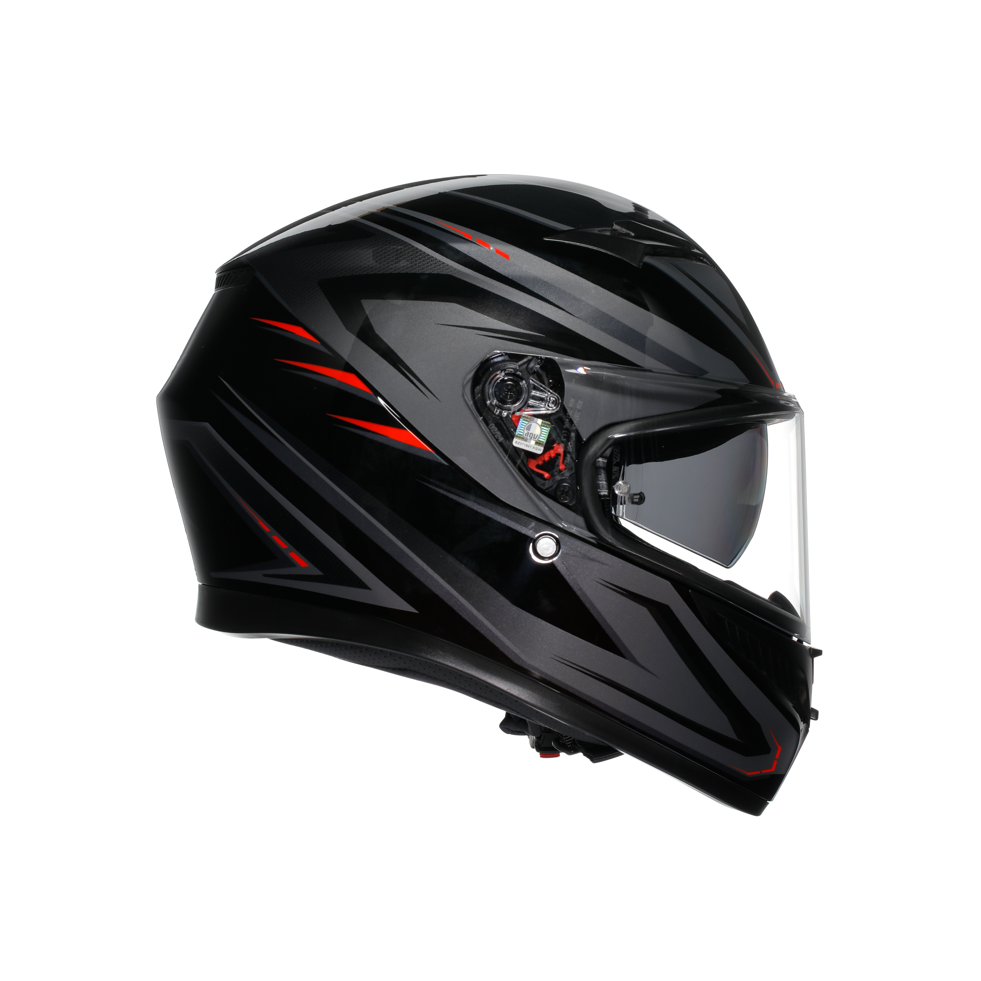 Agv K3 Syth Black Red Kapalı Kask