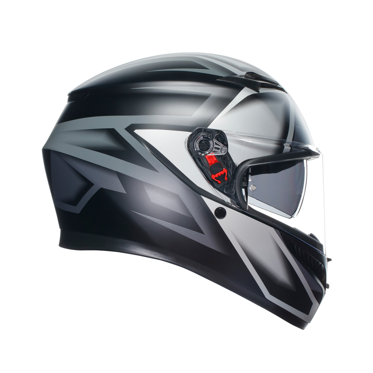 Agv K3  Compound Matt Black Grey Kapalı Kask