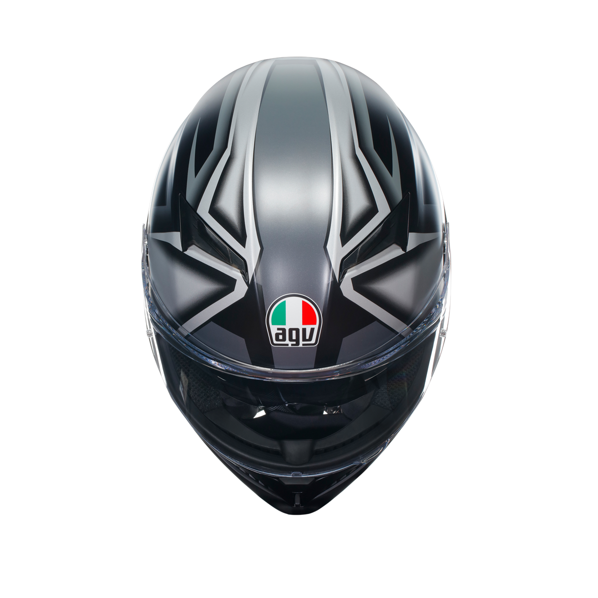 Agv K3  Compound Matt Black Grey Kapalı Kask