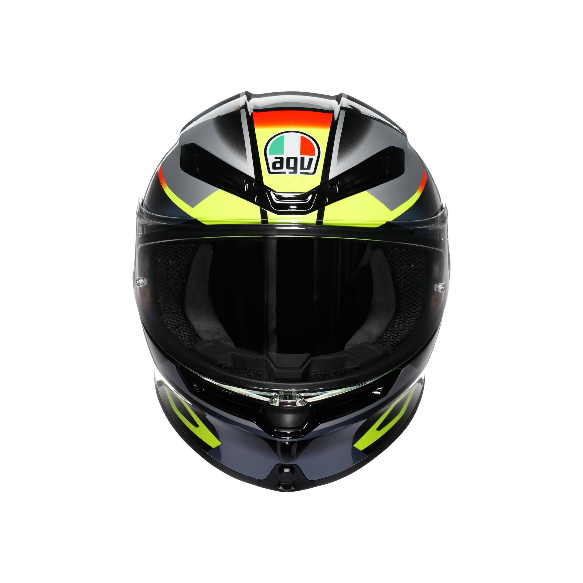 Agv K6 S Erazer Black Red Yellow Fluo Kapalı Kask