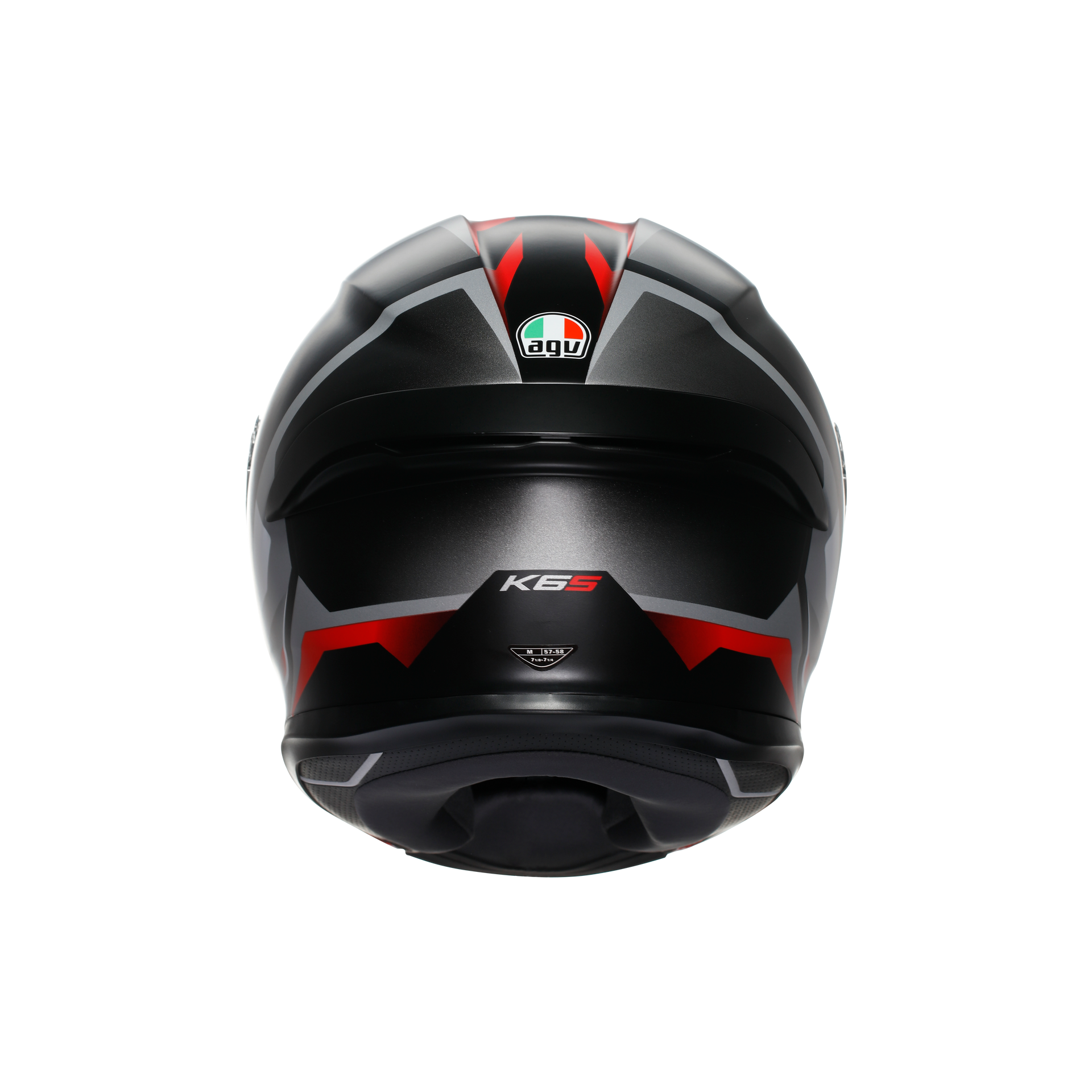 Agv K6 S Karve Matt Black White Red Configuration Kapalı Kask