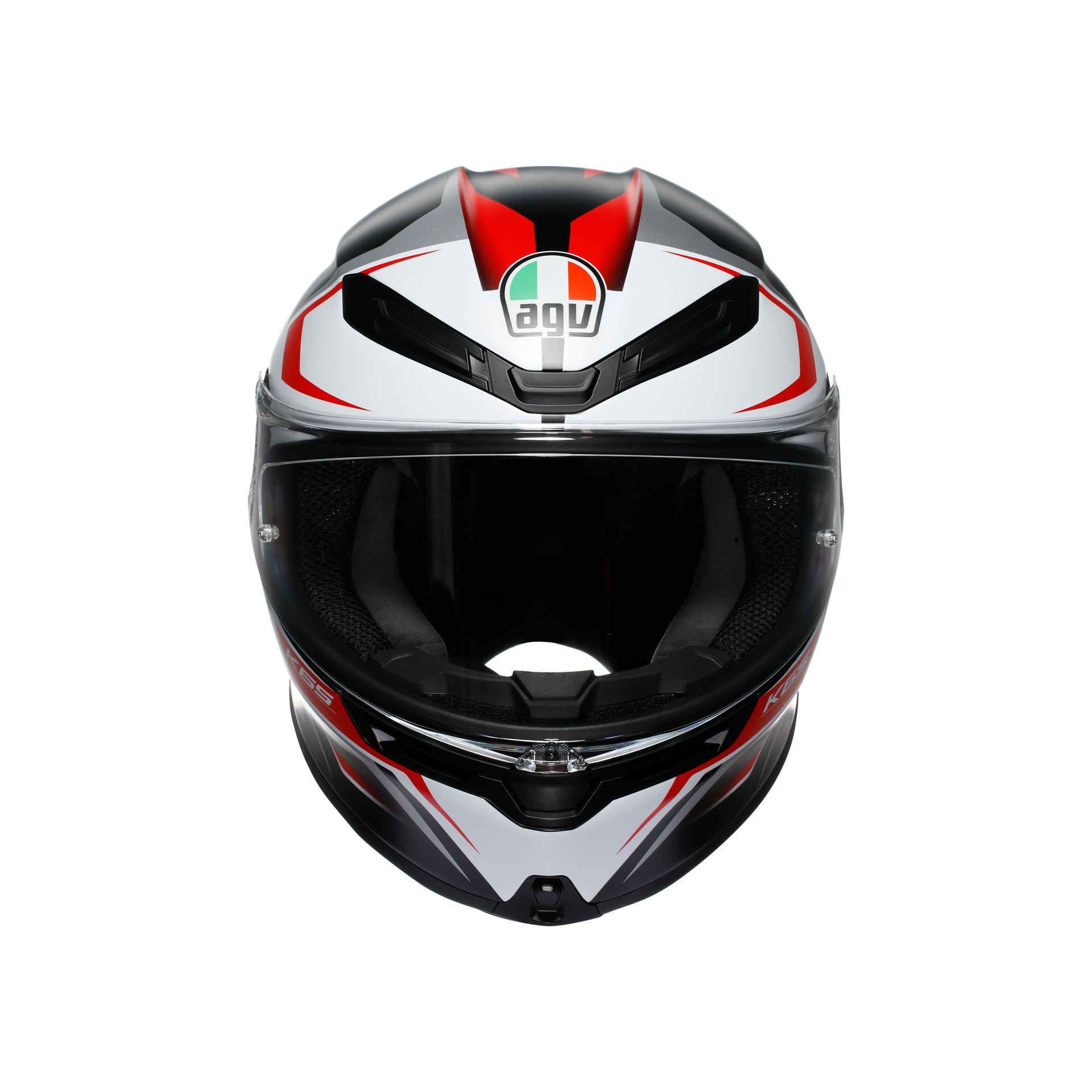 Agv K6 S Karve Matt Black White Red Configuration Kapalı Kask