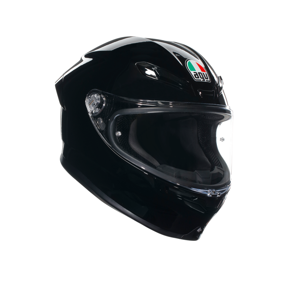 Agv K6 S Black Mono Kapalı Kask