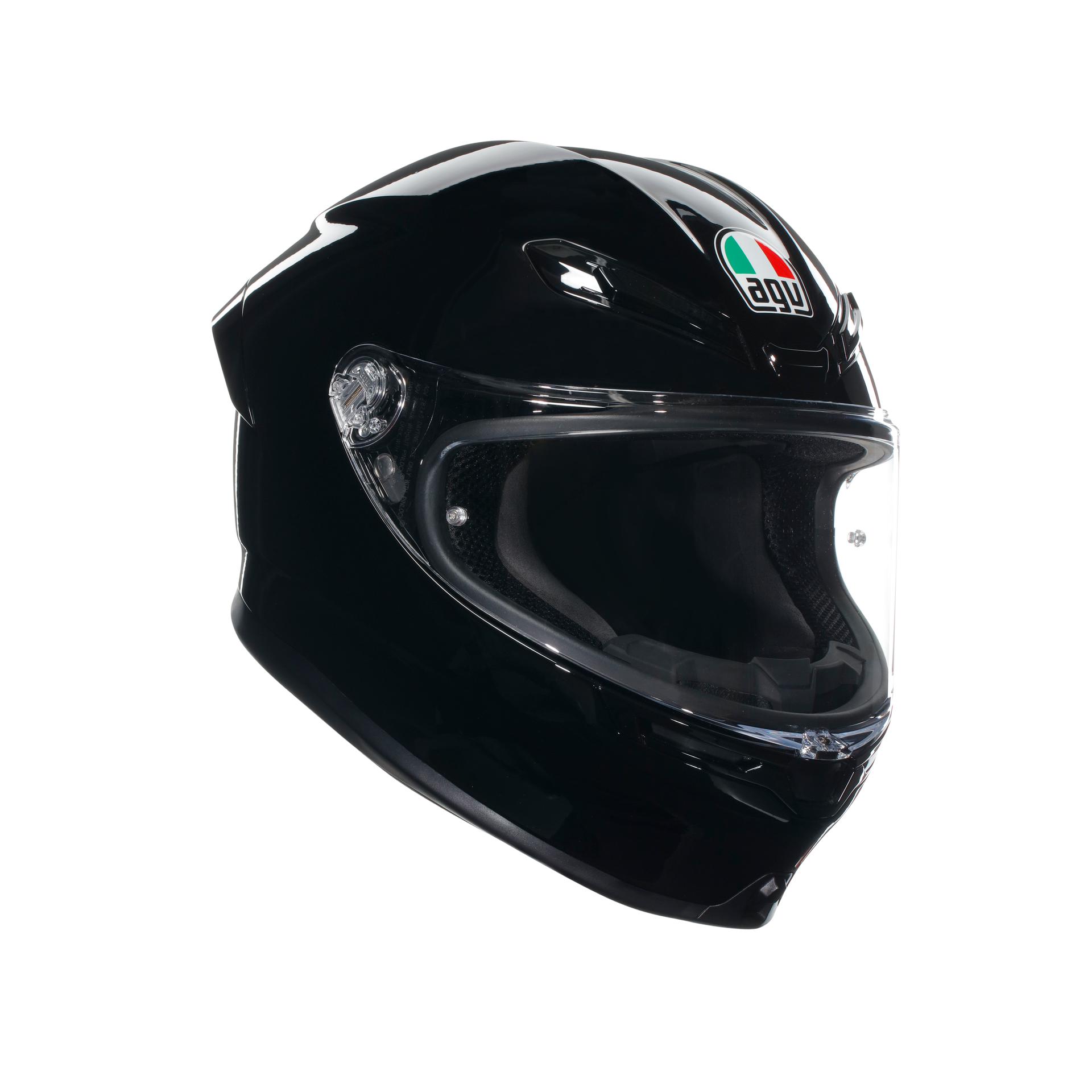 Agv K6 S  Black Mono Kapalı Kask