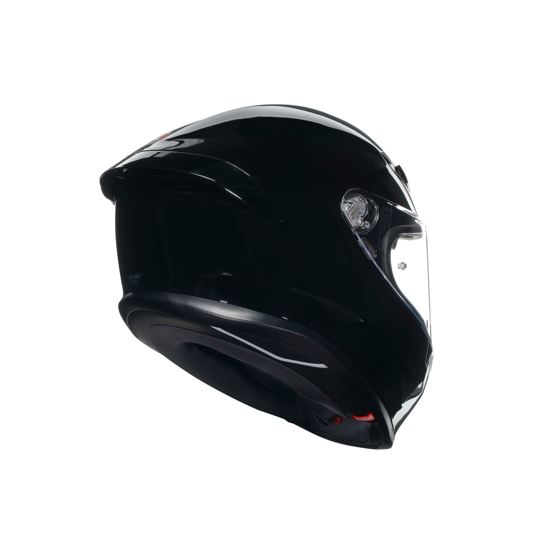 Agv K6 S  Black Mono Kapalı Kask
